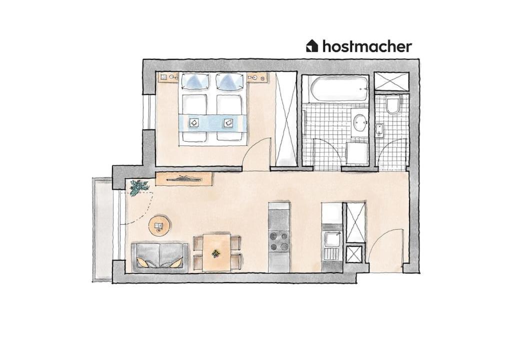 Urban 1Br Retreat, Easy City Link By Hm Wien Exterior foto